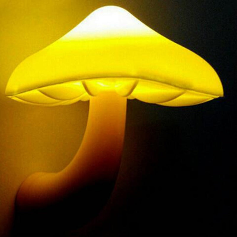 NightLight,  WallSocketLamp,  NighttimeIllumination, LowEnergy, Light-controlSensor, Mushroom, WallSocket,  BedroomLight, Lamp,
