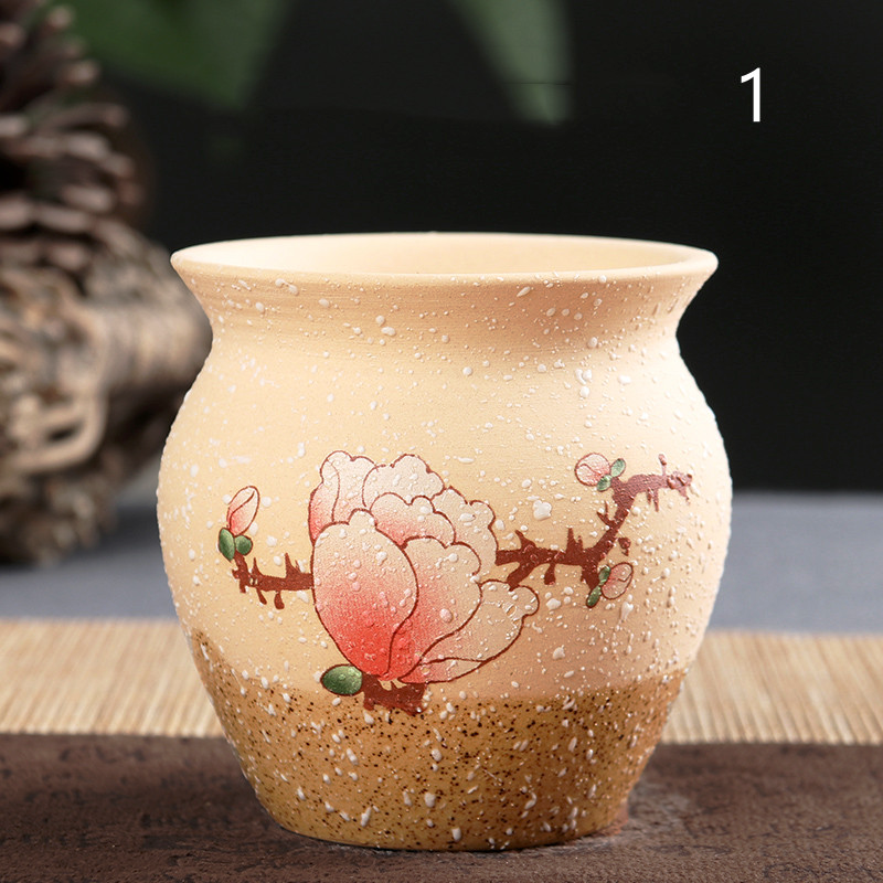 Simple Snowflake Glaze Succulent Flower Pot Creative Ceramic