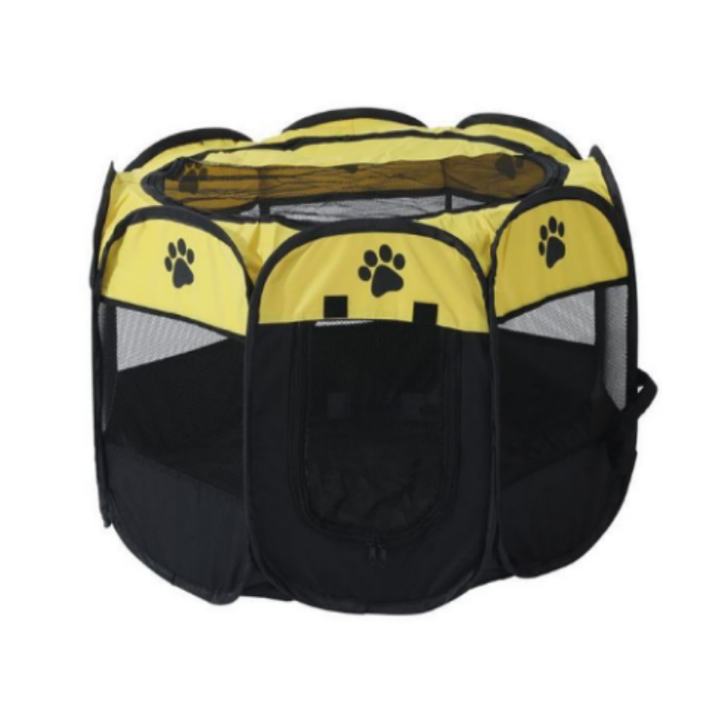Portable Folding Pet Tent Dog House Octagonal Cage For Cat Tent Playpen Puppy Kennel Easy Operation Fence Outdoor Big Dogs House