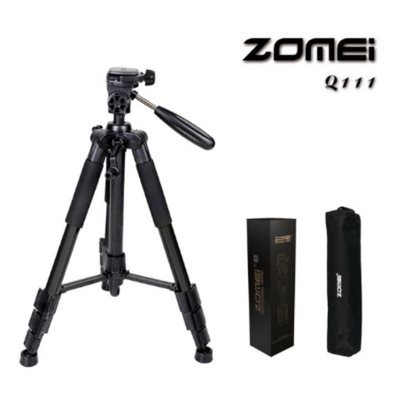 Professional Portable Travel Aluminum Alloy Camera Tripod Pan Head for Canon Nikon SLR Gift Phone Holder