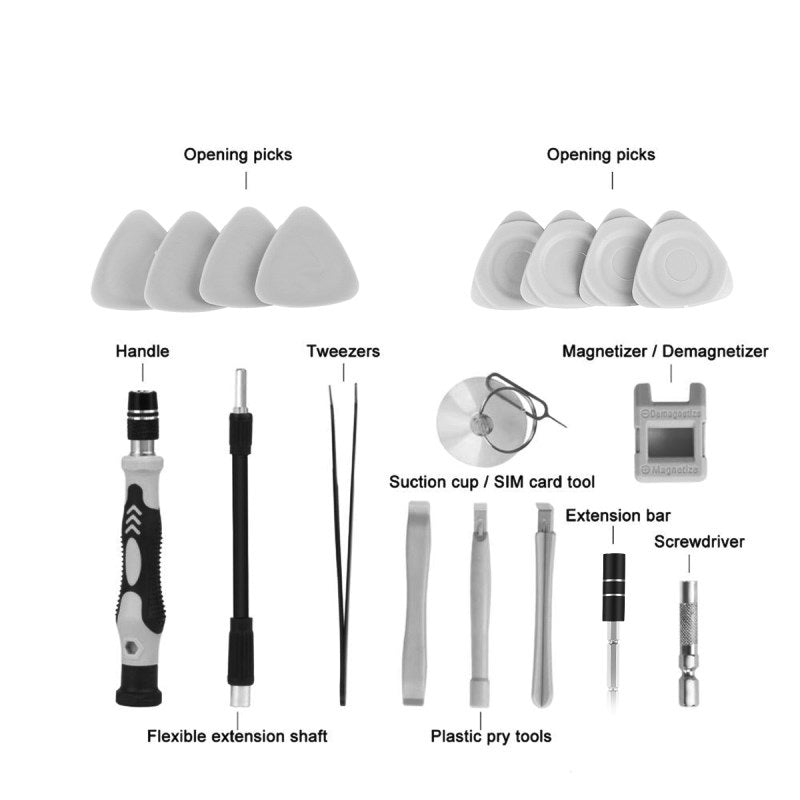 Screwdrivers Set Magnetic Torx Hex Bit Screw Driver Phone/Computer Repair Hand Tools Multitools Kit by PROSTORMER