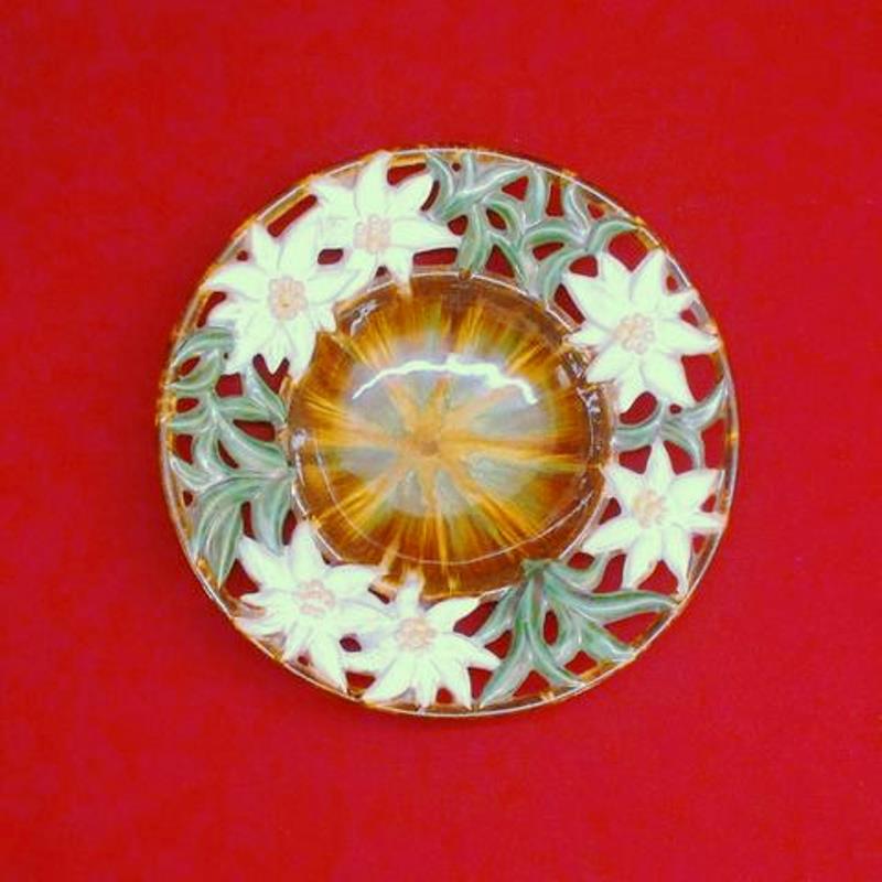 Antique Vintage Hand Painted Daisies Plate