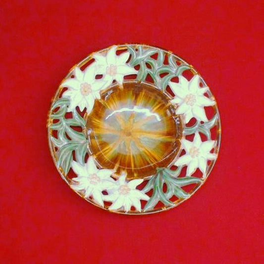 Antique Vintage Hand Painted Daisies Plate
