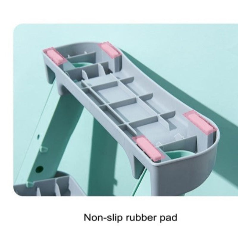 Folding Infant Potty Seat Urinal Backrest Training Chair with Step Stool Ladder for Baby Toddlers Boys Girls Safe Toilet Potties