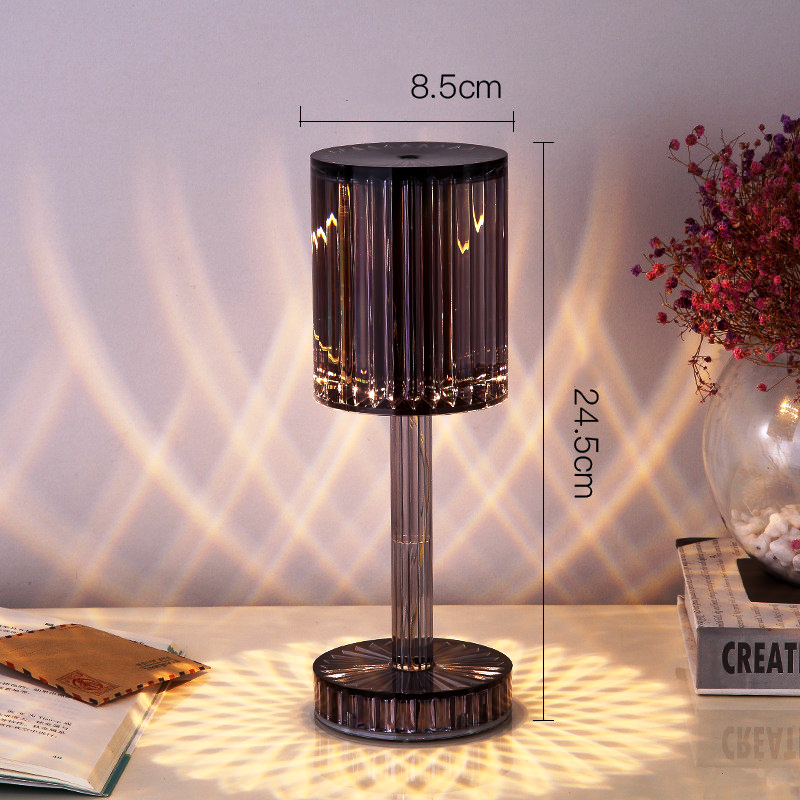Crystal Table Lamp Hotel Decoration Diamond Romantic Warm Led For Home Decor Romantic Gift Night Light