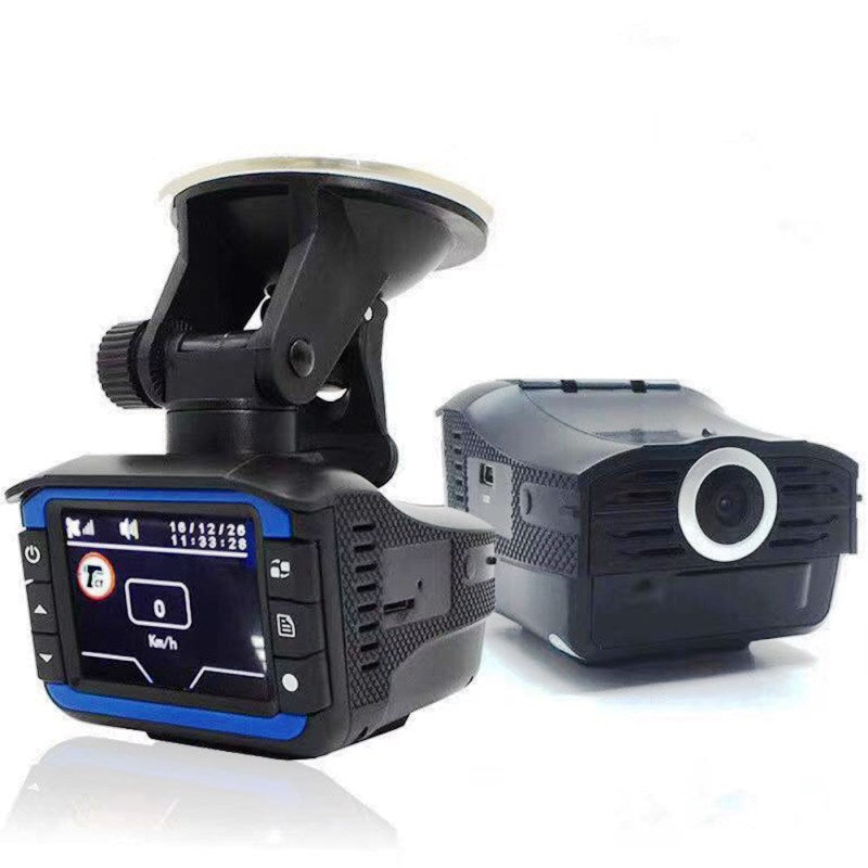 Car 2 In 1 Anti Radar Detector 1020P HD Dash Cam DVR Camera Recorder Color Screen 140 Degree Dashcam English Russian Voice