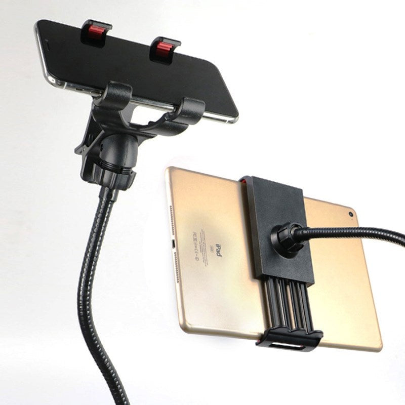 Tablet Phone Holder Bracket Telescopic Folding Tripod Fit Smartphone Flat Hose Adjusting Floor Stand