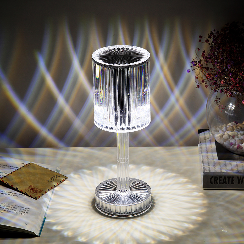 Crystal Table Lamp Hotel Decoration Diamond Romantic Warm Led For Home Decor Romantic Gift Night Light