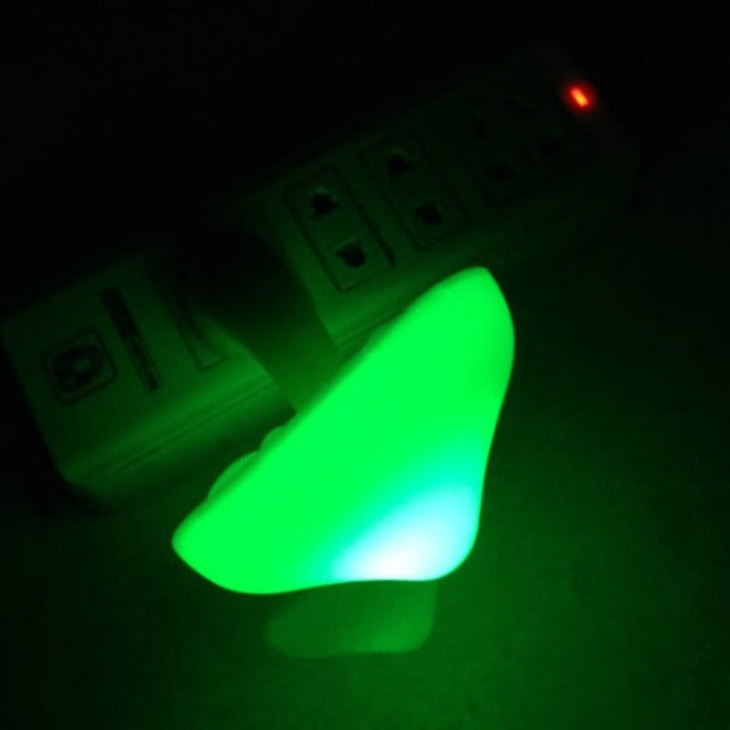 NightLight,  WallSocketLamp,  NighttimeIllumination, LowEnergy, Light-controlSensor, Mushroom, WallSocket,  BedroomLight, Lamp,
