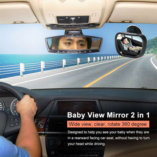 Vehicle Back Seat Rearview Adjustable Safety Mirror