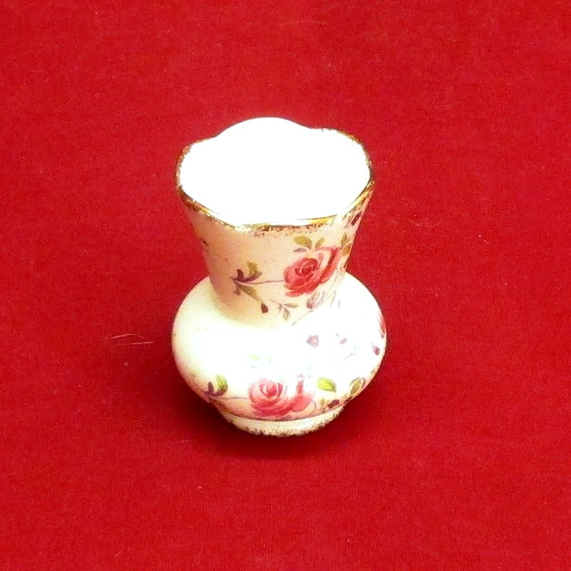 Chinese Rose Flowers Small Vase - Great Deals Webstore