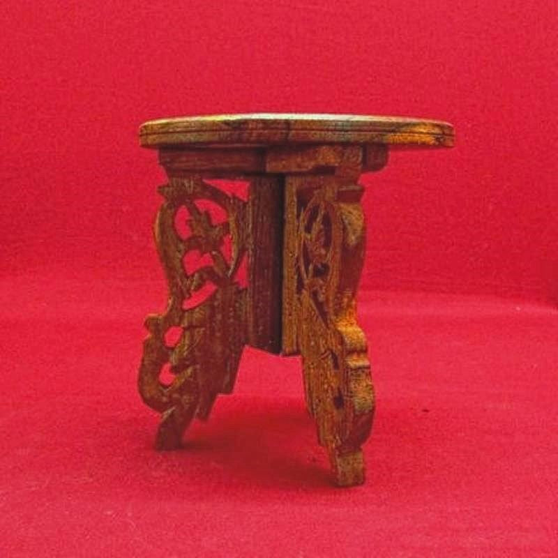 Antique Vintage Handcrafting Mini Table Display Stand