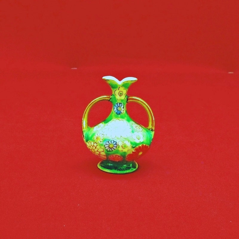Antique, Vintage, Bud vase, Hand-painted, Floral design, Collectible, Artistry, Decorative, Craftsman, Cultural heritage