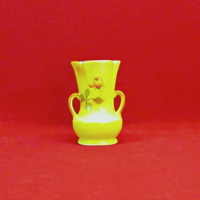 Antique Vintage Goldcastle Japan Hand Painted Vase