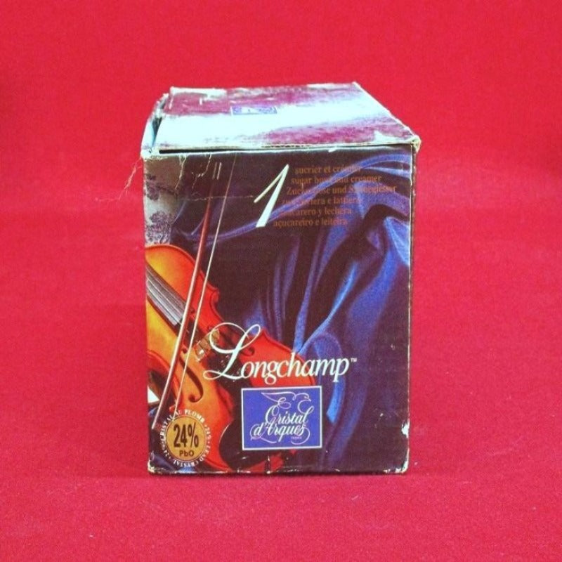 Collectable Crystal Sugar Bowl w/Lid and Creamer