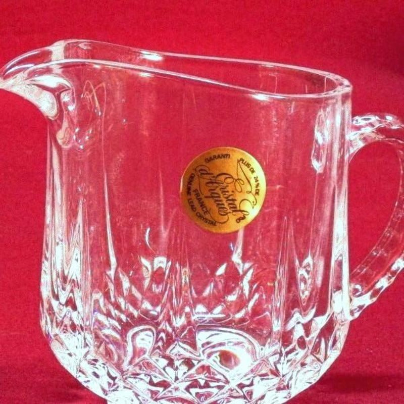 Collectable Crystal Sugar Bowl w/Lid and Creamer