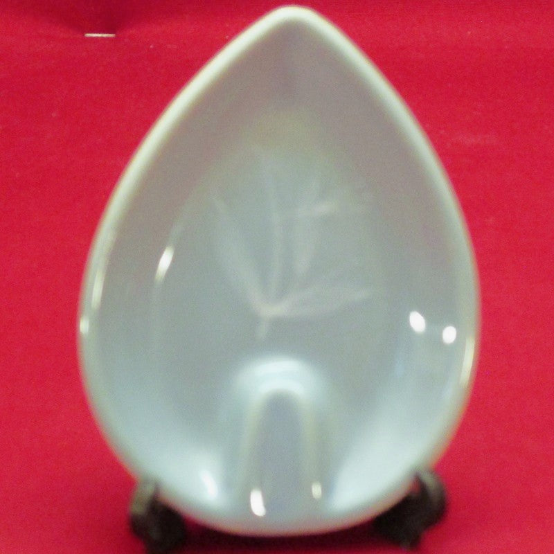 Antique Vintage Blue Pacific Raindrop Ashtray