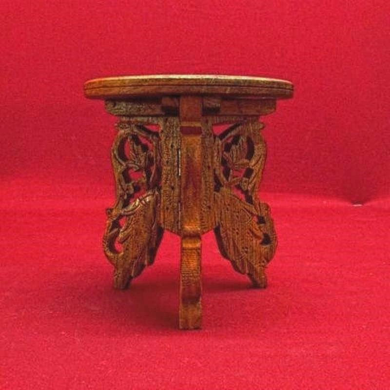 Antique Vintage Handcrafting Mini Table Display Stand