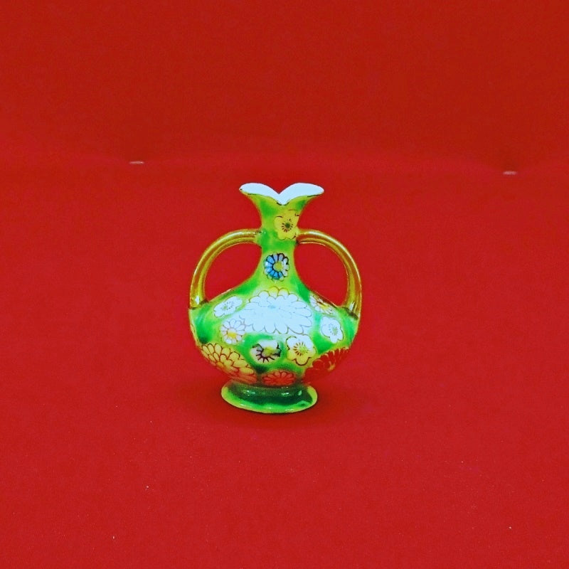 Antique, Vintage, Bud vase, Hand-painted, Floral design, Collectible, Artistry, Decorative, Craftsman, Cultural heritage
