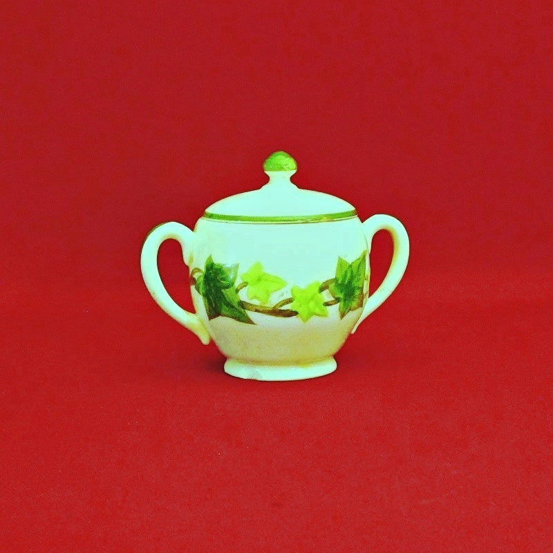 Antique Vintage Franciscan Ivy Pattern Sugar Bowl