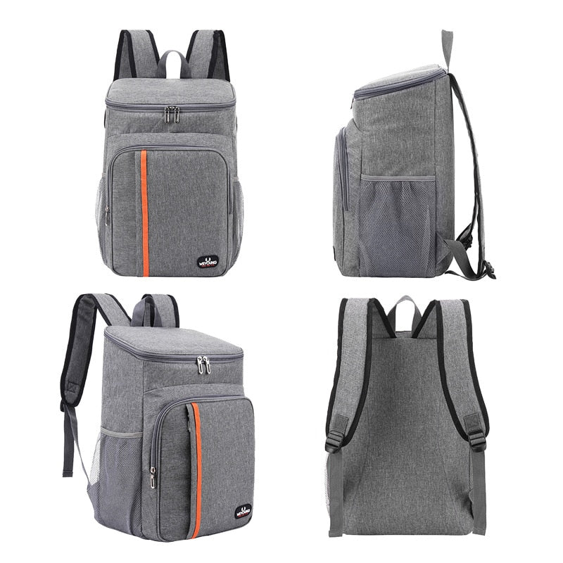 Insulating thermal backpack for men and women, large capacity thermal bag, leak-proof, beverage storage, 18L