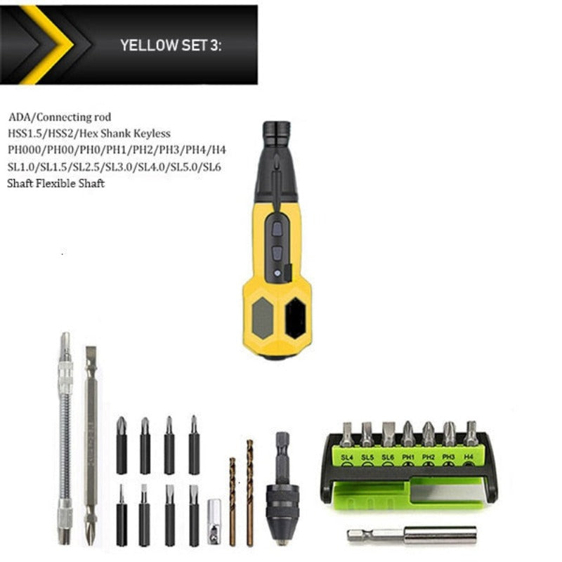 Mini Electric Screwdriver Mini Drill 3.6v Lithium Battery Replace Traditional Screwdriver Home DIY Power Tools