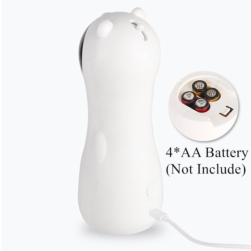 Cat Interactive Toy LED Laser Funny Toy Automatic laser cat Toy Auto Rotating Cat Exercise Training Entertaining Toy Multi-Angle