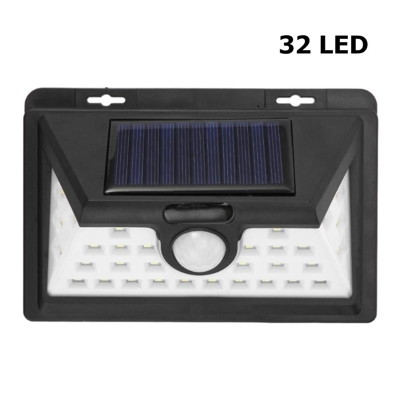 Outdoor Solar Wall Lights Motion Sensor Detector Security Night Light IP65 Waterproof Garden Lighting for Fence Deck Yard