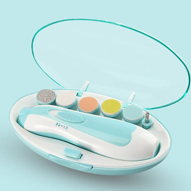 Baby Nail Trimmer Electric Baby Manicure Pedicure Nail Clippers Cutter Scissors Care Set New Born Baby Nail Clipper