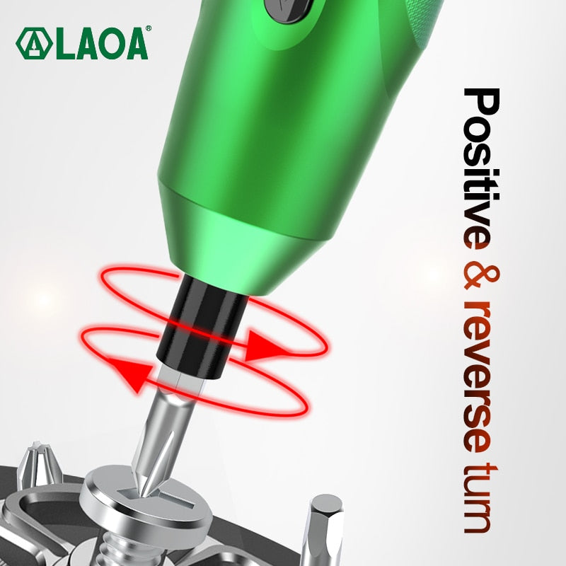 Mini Electrical Screwdriver Set 3.7V Lithium-ion Battery Multi-Function Rechargeable Cordless Power Drill with Bits Kit
