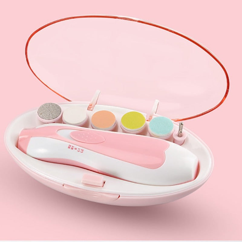 Baby Nail Trimmer Electric Baby Manicure Pedicure Nail Clippers Cutter Scissors Care Set New Born Baby Nail Clipper