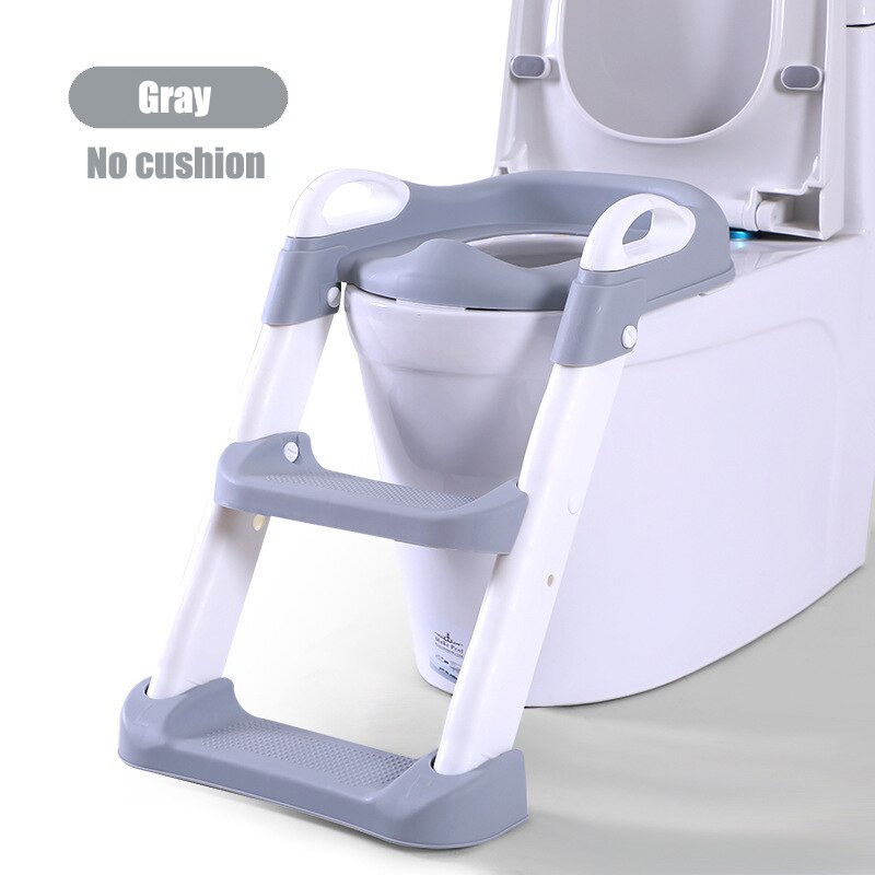 Folding Infant Potty Seat Urinal Backrest Training Chair with Step Stool Ladder for Baby Toddlers Boys Girls Safe Toilet Potties