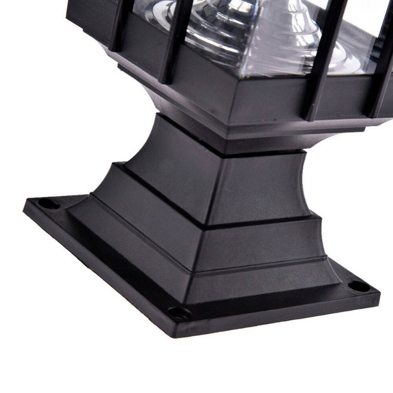 Solar Post Column Lamp Waterproof Landscape Garden Solar Light LED Outdoor Post Deck Cap Column Fence Lamp
