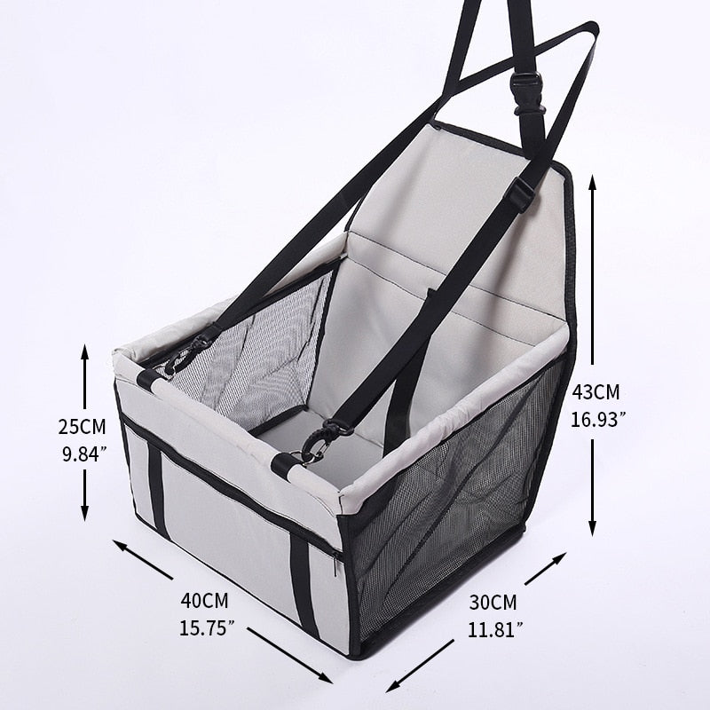 CAWAYI KENNEL Travel Dog Car Seat Cover Folding Hammock Pet Carriers Bag Carrying For Cats Dogs transportin perro autostoel hond