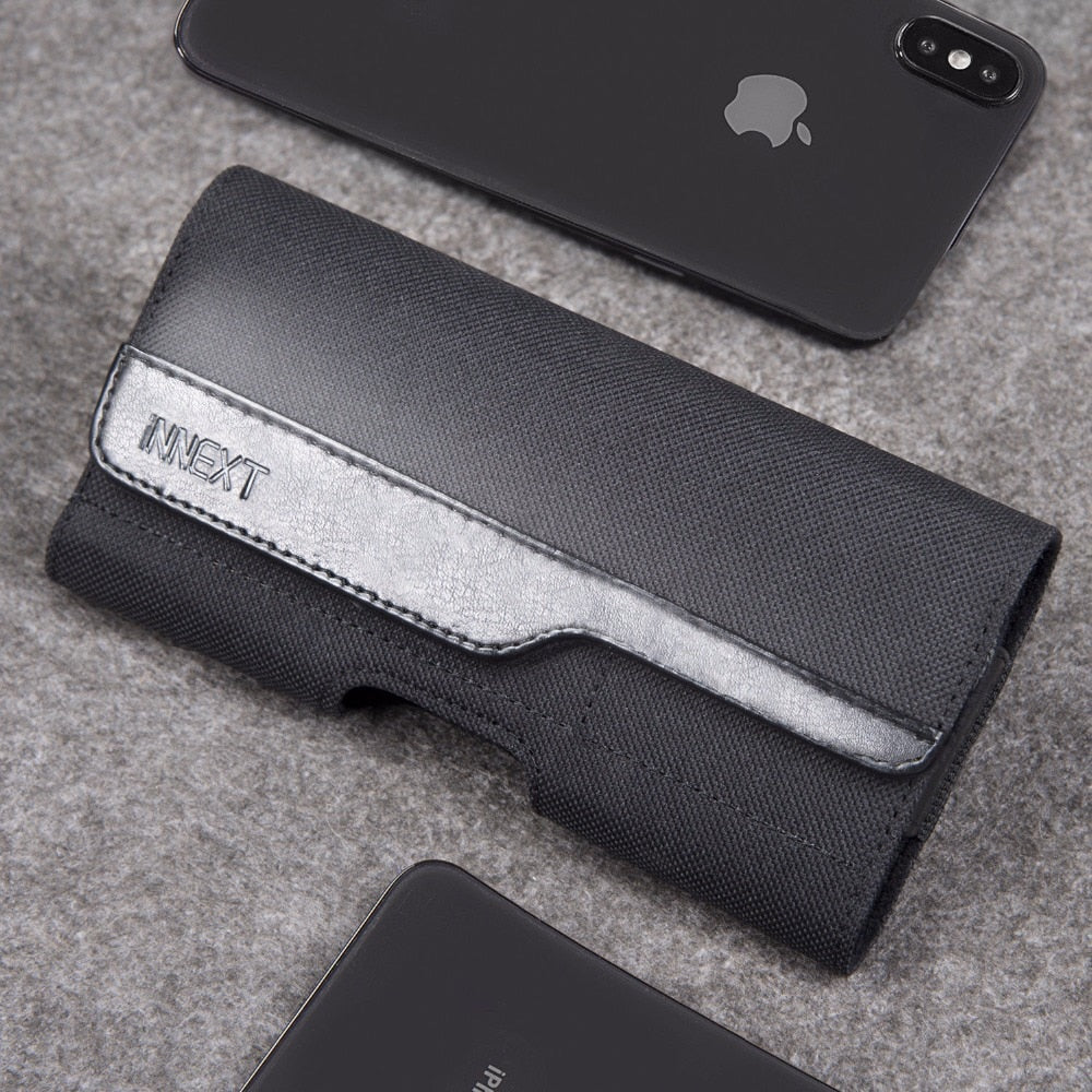 Smartphones Hard Leather Pouch Case