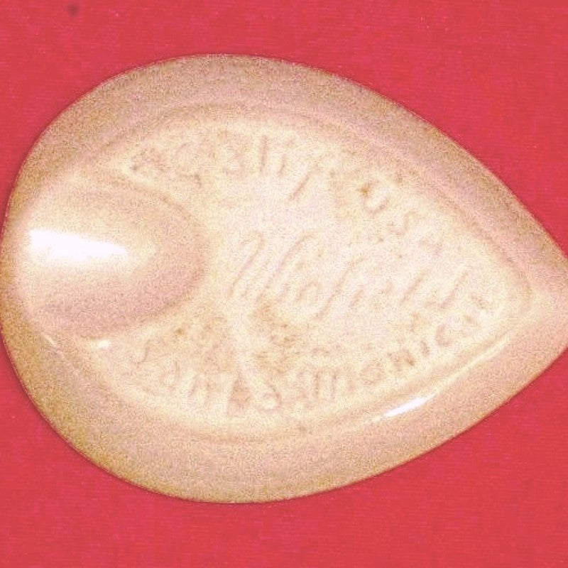 Antique Vintage Blue Pacific Raindrop Ashtray