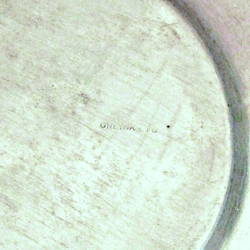 True Vintage Oneida LTD Stainless Steel Plate