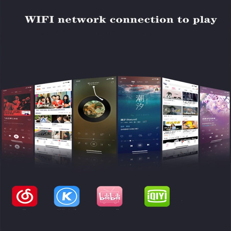 WiFi Android MP4 Player Bluetooth5.0 Full Touch Screen 3.5inch 16GB Audio Player with Speaker,FM,E-book,Recorder,Video