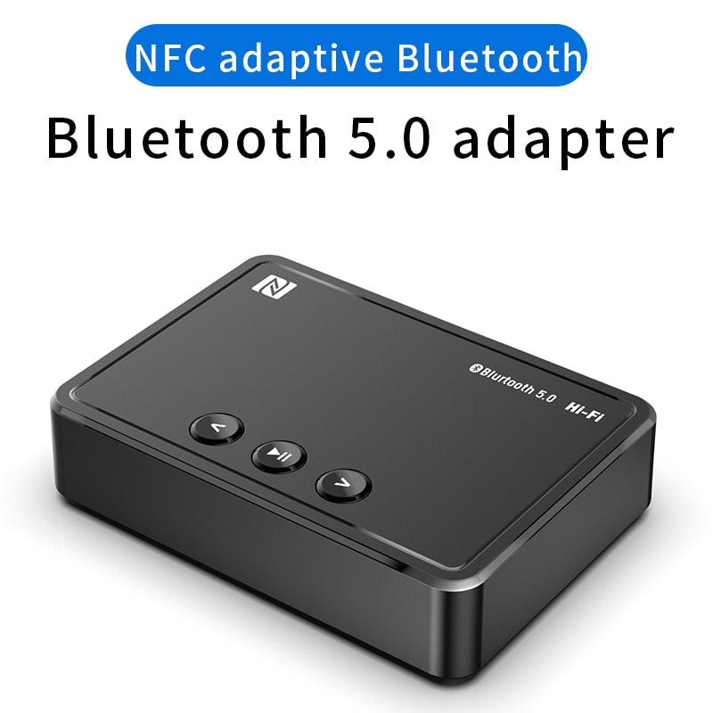 DISOUR NFC BT 5.0 Audio Receiver Support APP & IR Control AUX 3.5mm RCA USB U Disk Jack Hifi Stereo Low Latency Wireless Adapter