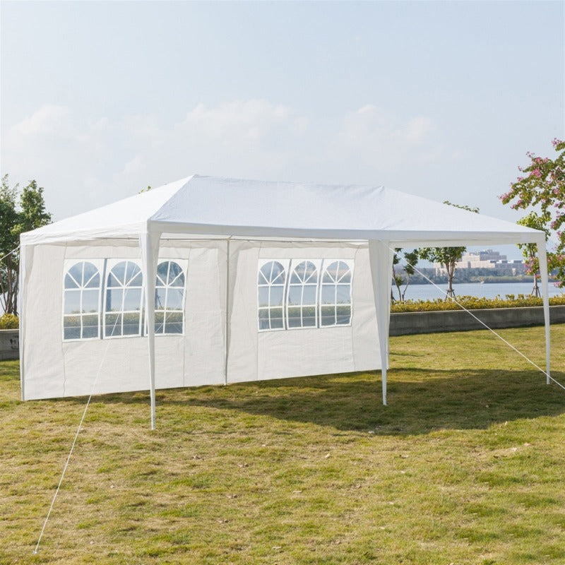 3 x 6m Four Sides Waterproof Tent with Spiral Tubes White Event Tent Wedding Tents for Events Party Tent