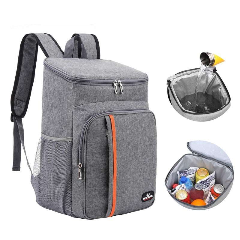Insulating thermal backpack for men and women, large capacity thermal bag, leak-proof, beverage storage, 18L