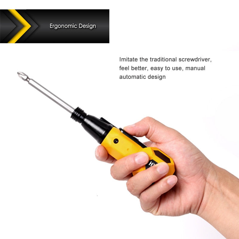 Mini Electric Screwdriver Mini Drill 3.6v Lithium Battery Replace Traditional Screwdriver Home DIY Power Tools