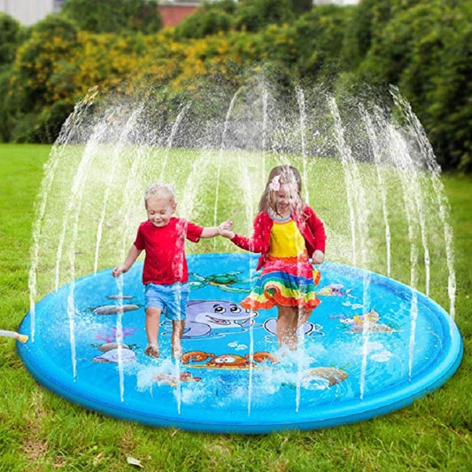 Children Play Water Mat Summer Beach Inflatable Water Spray Pad Outdoor Game Toy Lawn Swimming Pool Mat Kids Toys
