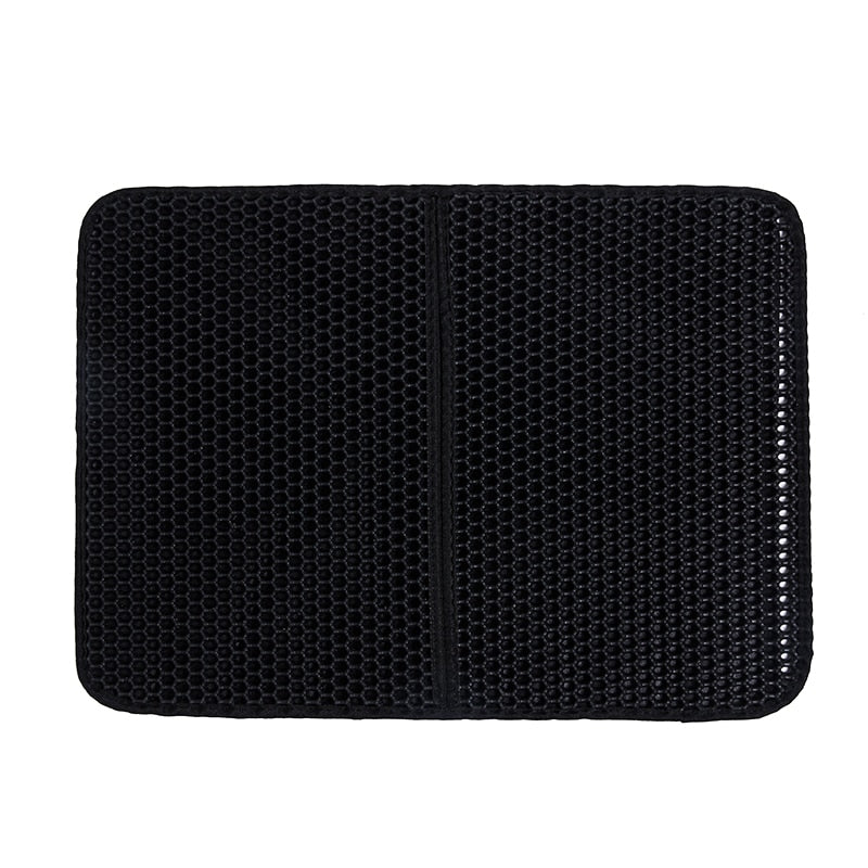 Pet Cat Litter Mat Double Layer Cat Mat Litter Trapper Pet Mat folding Waterproof Non-slip Pets Litter Mat Drop shipping