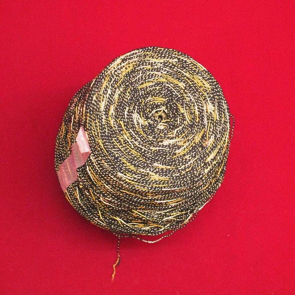 Black/Yellow Twisted Yarns