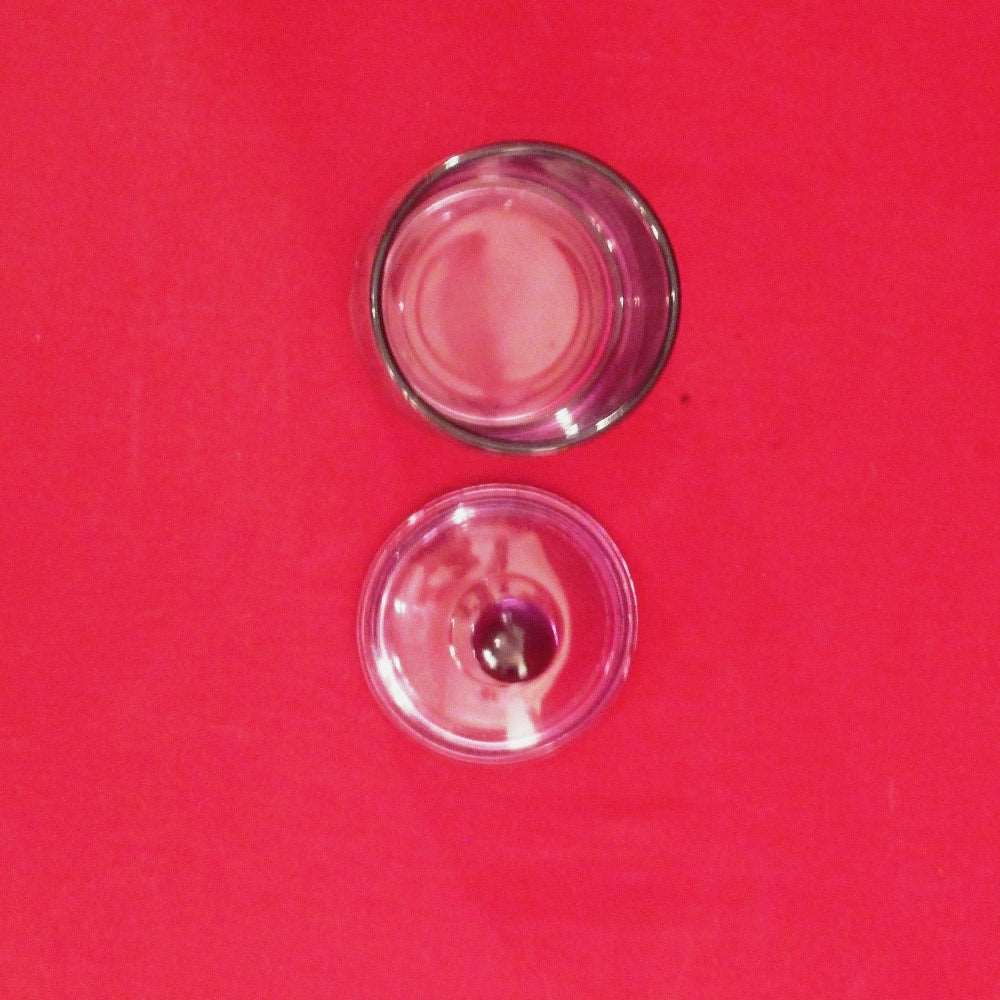 Amethyst Color Jar and Lid