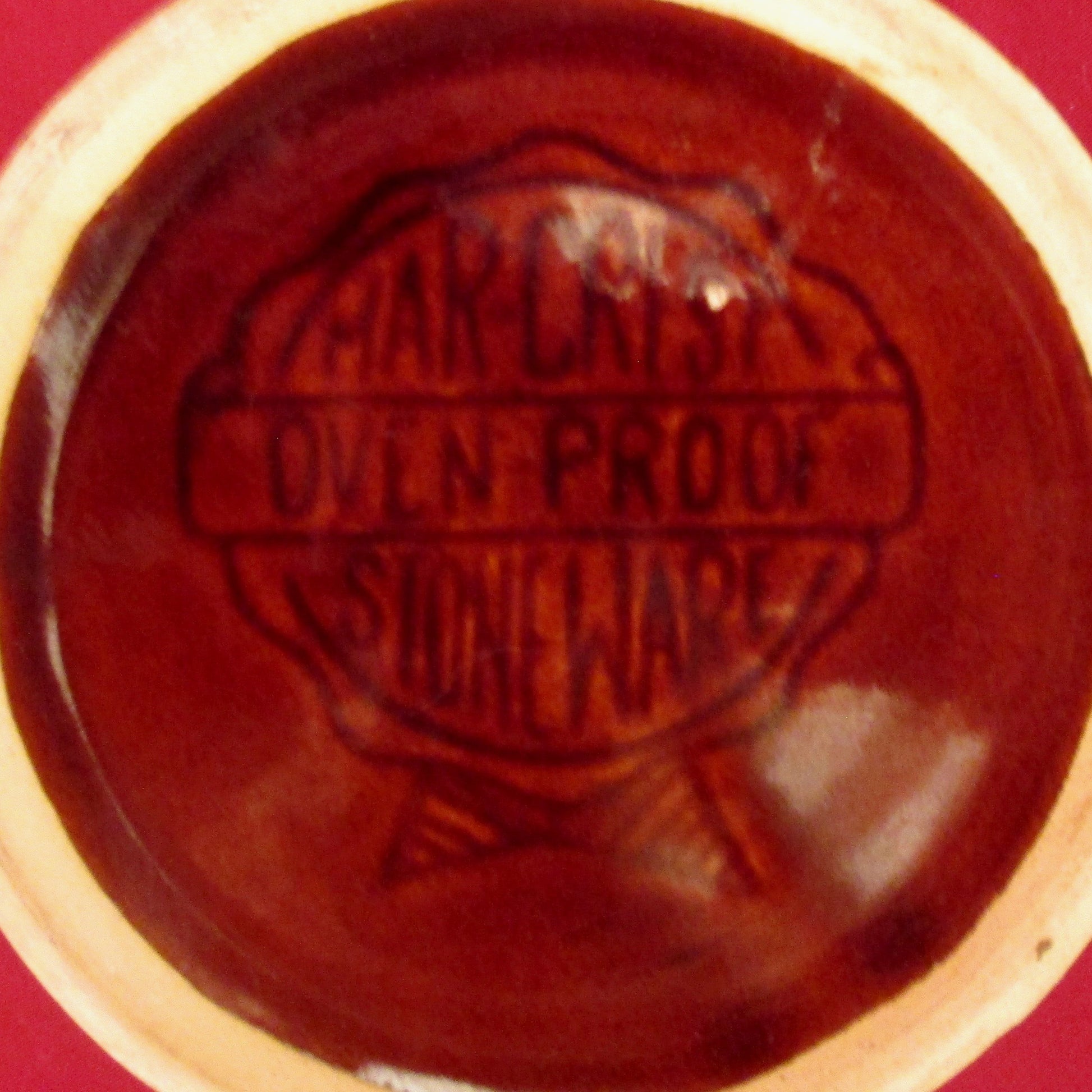 Vintage Antique Large Harcrest Stoneware Pitcher