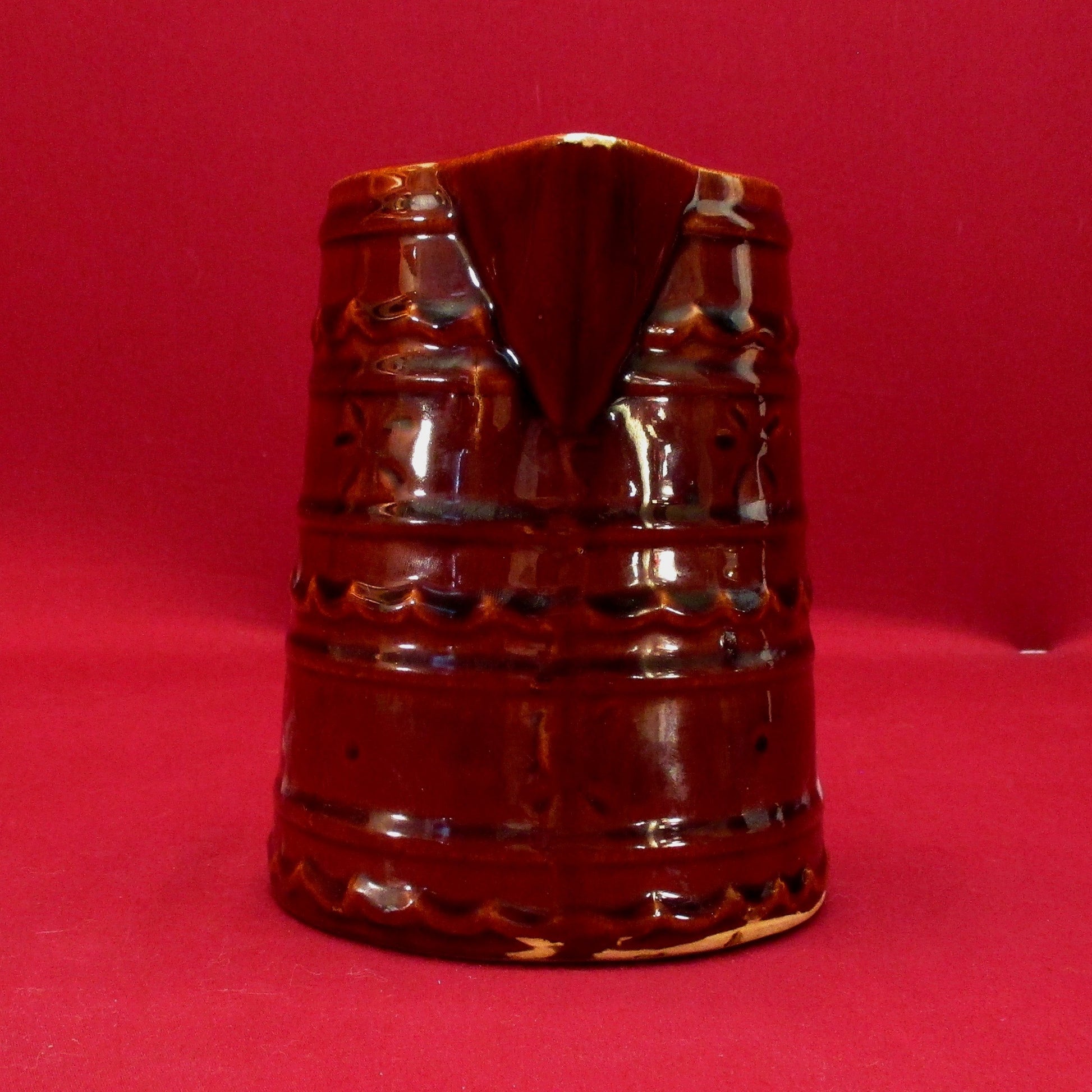 Vintage Antique Large Harcrest Stoneware Pitcher