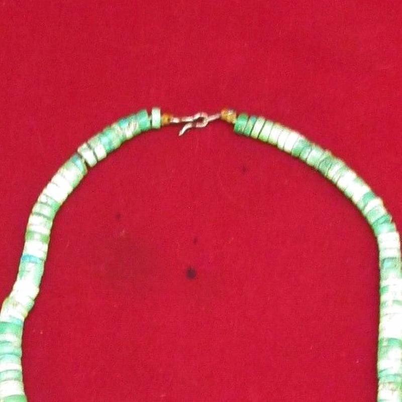 1940s Truly Handcrafted Navajo Turquoise Necklace
