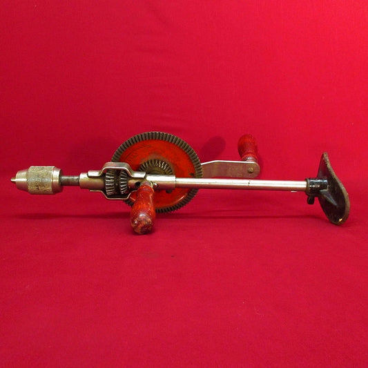 Vintage Antique Fulton 2-Speed Hand Crank Drill